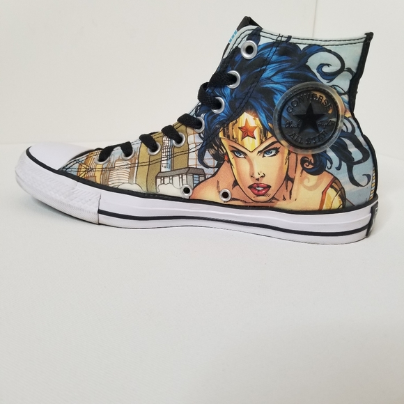wonder woman converse size 8